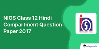 NIOS Class 12 Hindi Compartment Question Paper 2017 with Answer Key